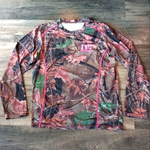 Trailcrest Dirty Girl Camo woodland camo long sleeve size XL
